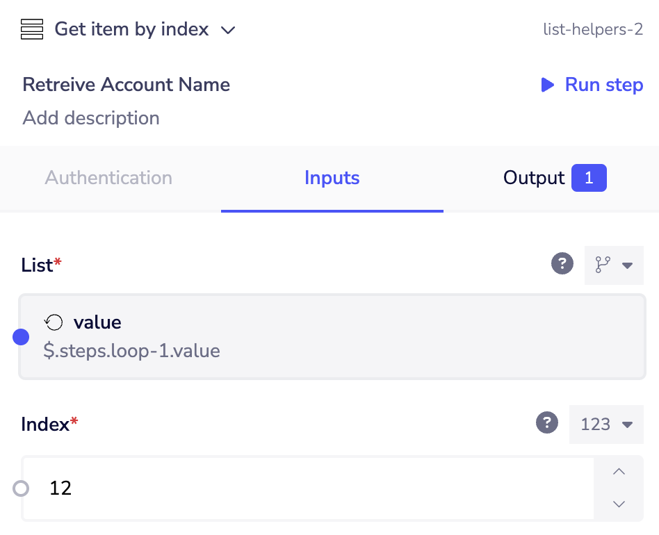 Retrieve account name